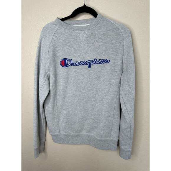 Champion Womens Sweatshirt Medium‎ long sleeve pullover round neck cotton - Picture 2 of 8
